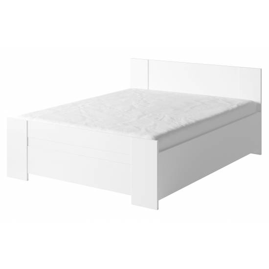 BONA białe łóżko z pojemnikiem